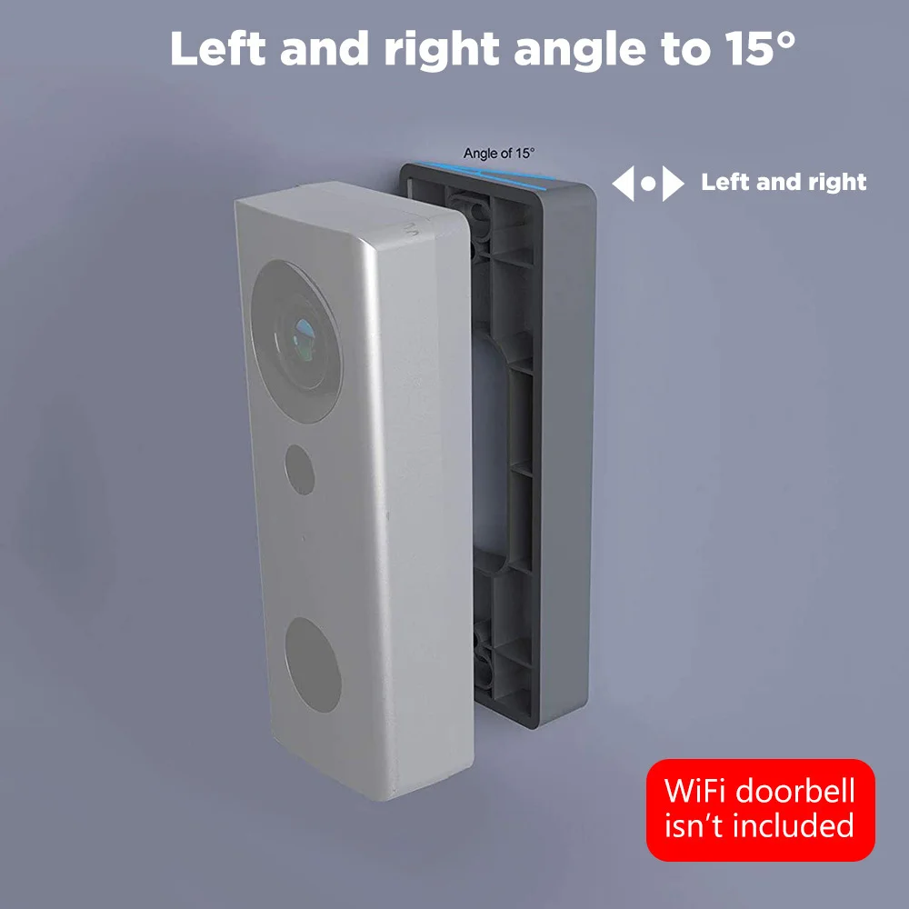 DIGIT-Adjustable Angle Doorbell Bracket For Ring Video Doorbell Household Doorbell Bracket Adjustable