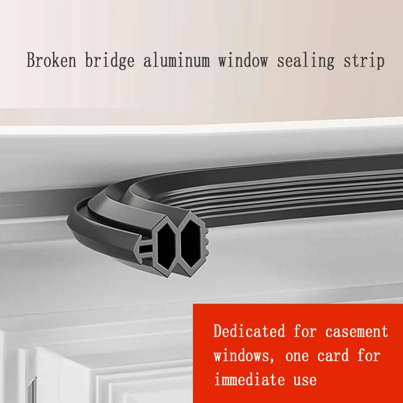 

4M Window Sealing Strip Gap Filling Household Noise Isolation Windproof Draught Excluder Weather Stripping Dustproof