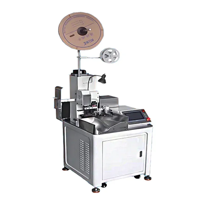 Automatic single-head terminal machine Automotive wiring harness Electronic wire terminal crimping machine Automatic