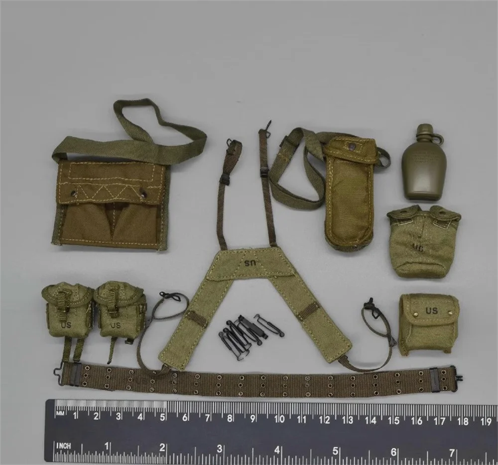 

UD9050 1/6 US. Soldier Point Doll Man UJINDOU Accessories Waist Belt Hang Chest Vest Bags Multi Function For 12" Figure Doll
