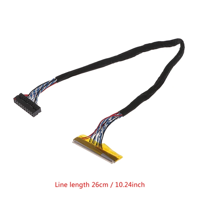 Cable LVDS Universal FIX 30 Pin 1ch 6bit 26cm para Panel LCD 14,1-15,6 pulgadas