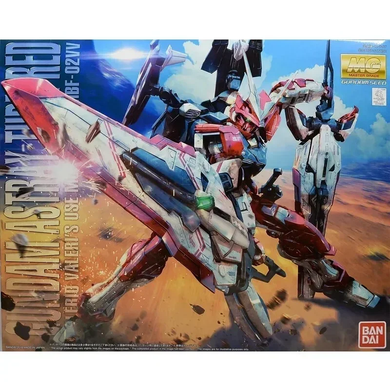 Bandai gundam model kit anime figure MG 1/100 MBF-02VV Astray Turn Red genuine gunpla model action toy figure toys for children