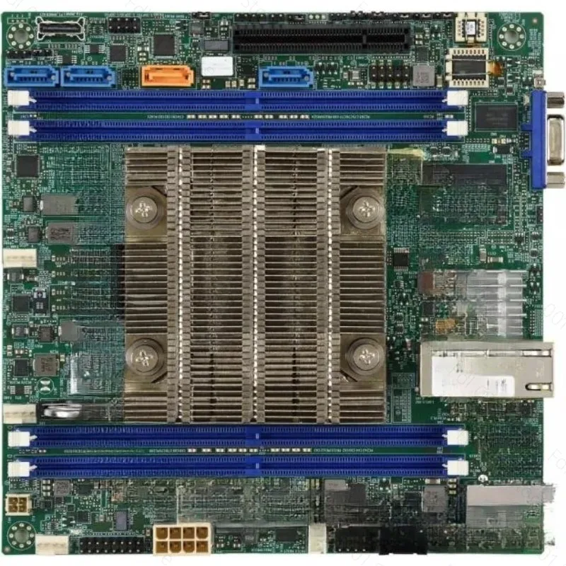 X11SDV-4C-TLN2F, D-2123IT quad-core NAS server motherboard, dual 10 Gigabit ports