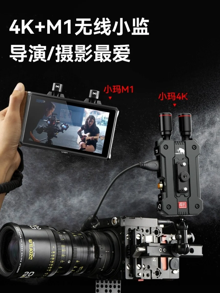 4K real-time monitoring DSLR camera for long-distance transmission of live broadcast monitoring display screen