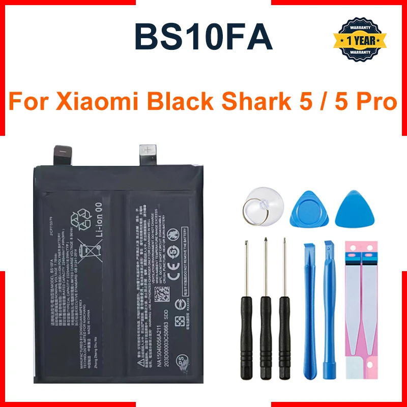 BS10FA  Battery For XIAOMI BLACKSHARK 5 Pro BS5 Battery Capacity Repair Part Mobile Phone Batteries