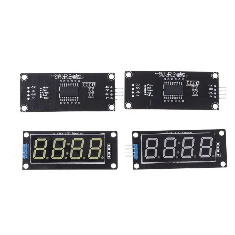 TM1637 0.56 بوصة 4 بت LED أنبوب رقمي عرض 7 قطاعات وحدة عرض LED ساعة إلكترونية وحدة عرض المجلس لاردوينو #3