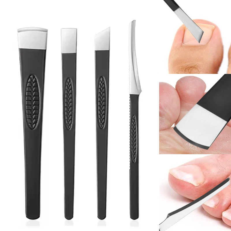 1/3/4Pcs Pedicure Knife Tools for Feet Stainless Steel Foot Scrubber Dead Skin Remover Foot Scraper Knife Scraping Manicure Tool