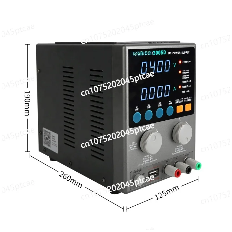 Black Sugon Power Supply, AC and DC Power Supply, 3005d, 30V, 110V, 220V to 5V