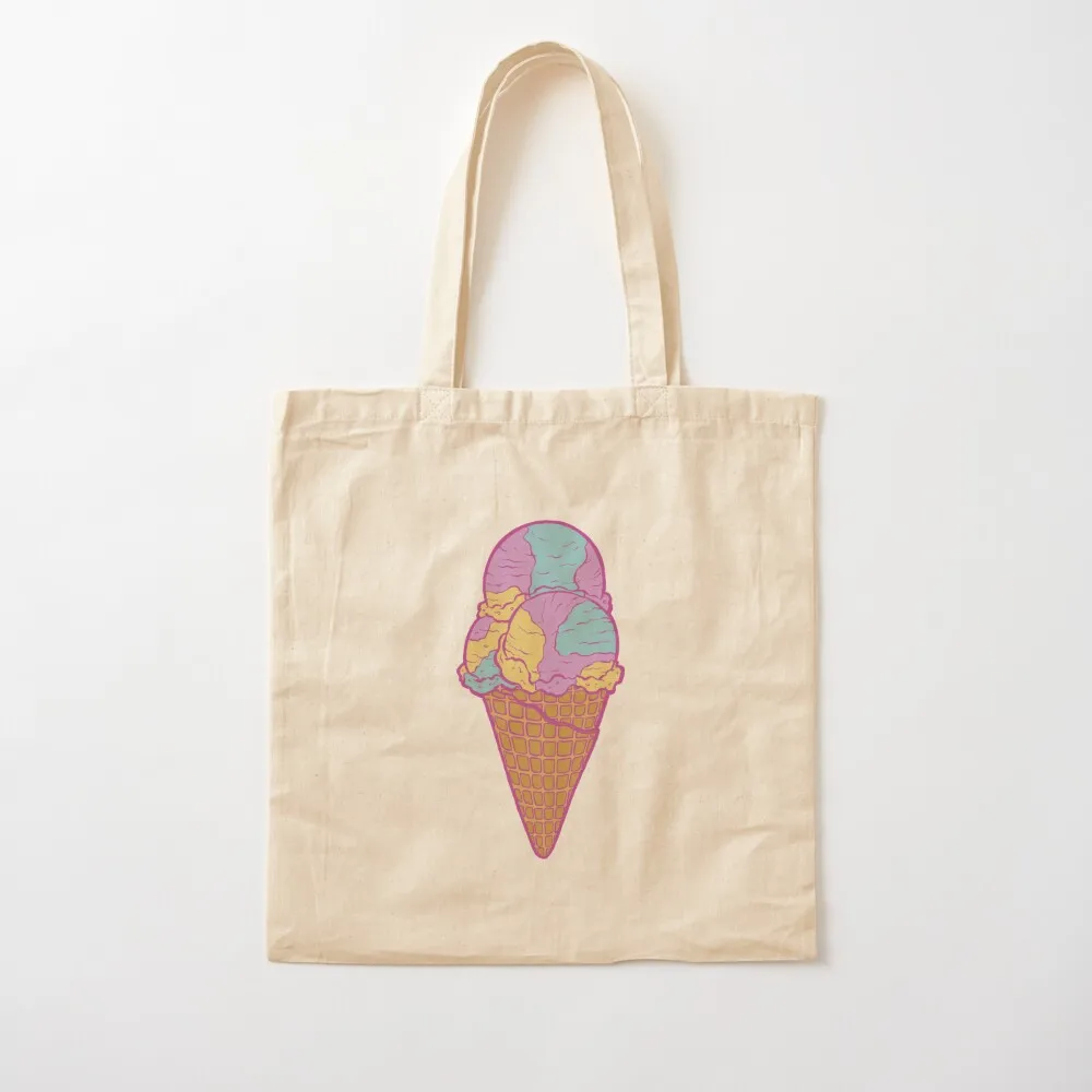 نوفا سكوتيا القمر ميست الثلاثي مغرفة الآيس كريم المخروط حمل حقيبة حقيبة تسوق حقيبة حمل أكياس عربة التسوق #2