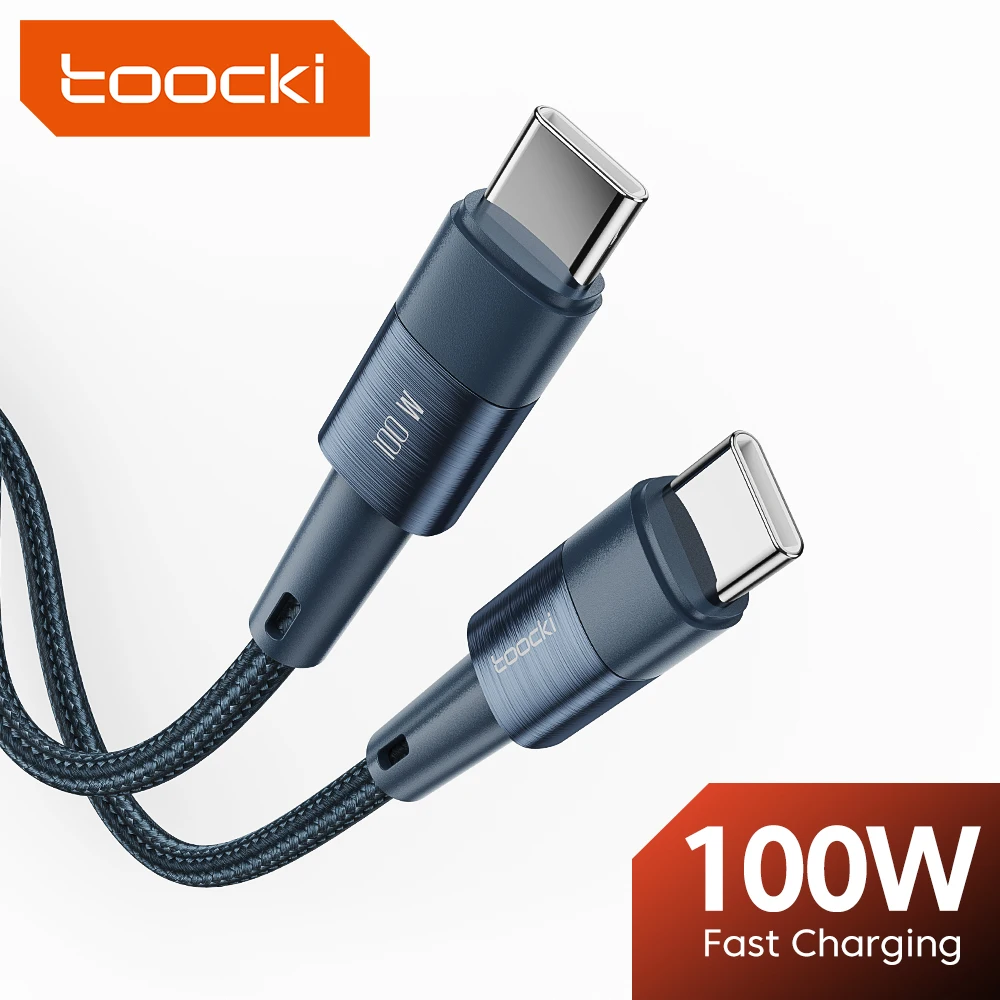 Toocki usb cにタイプcケーブル100ワット急速充電usbケーブルP50 P40 P30プロxiaomi realmeポコusb cデータコードpdケーブル