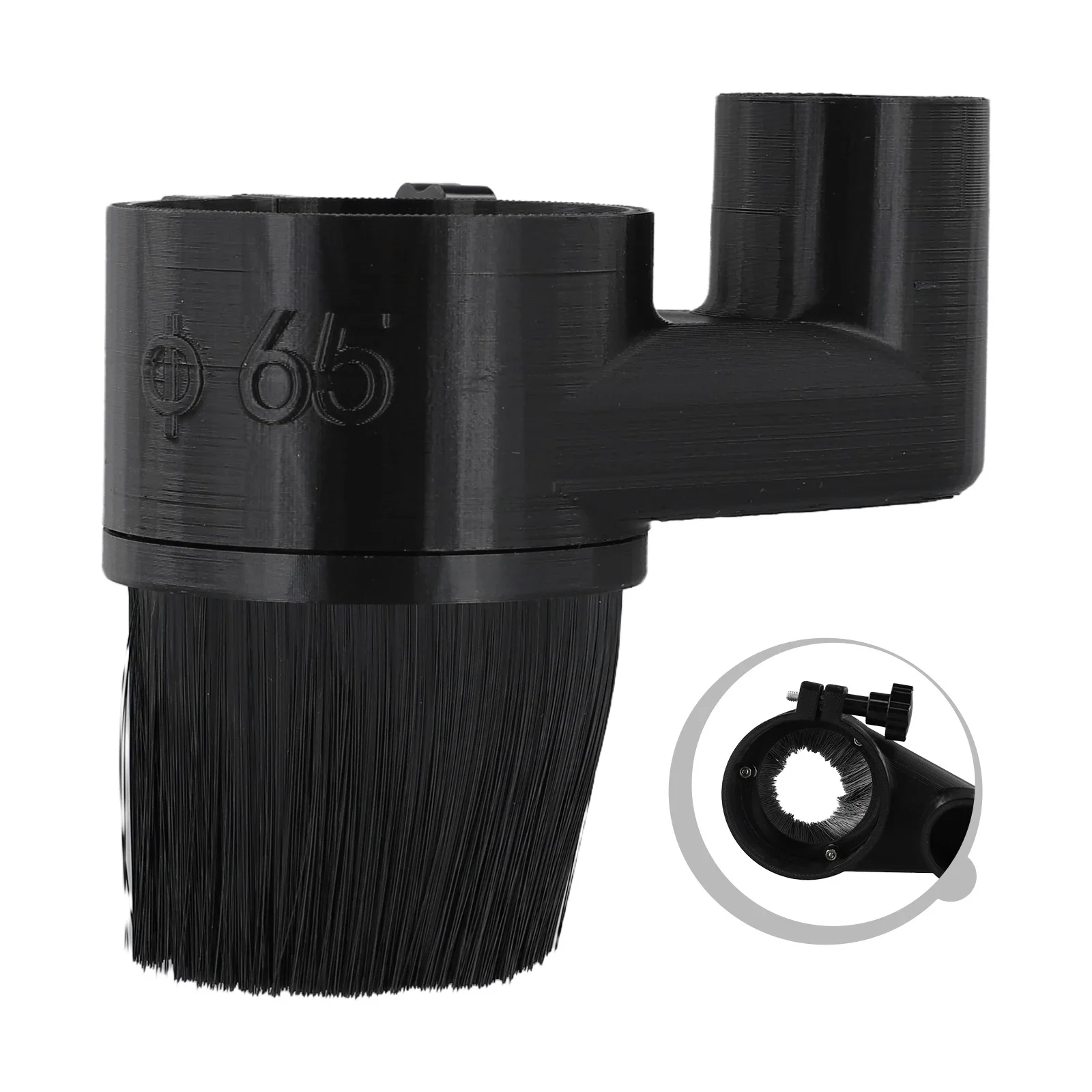 Dust Proof CNC Spindle Brush Machine Spindle Replacement For Door 52 Mm/65 Mm/80 Mm Accessories Dust Shoe Cover