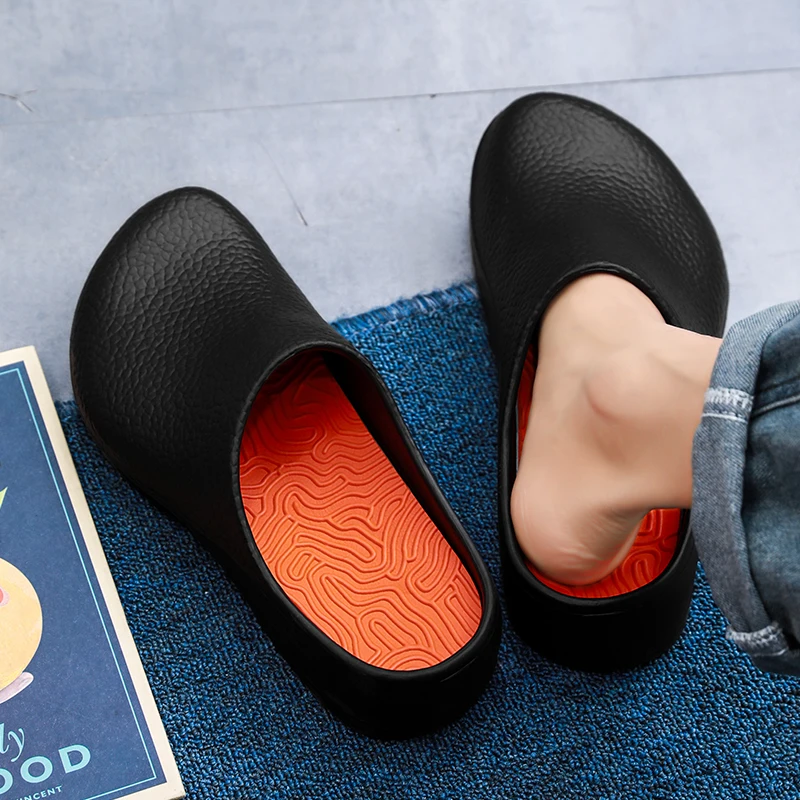 2025 Men Slippers Couples Garden Clogs Women Water Proof Chef Shoes Beach Sandal Slippers For Pet Workers Outdoor Fishing Shoes