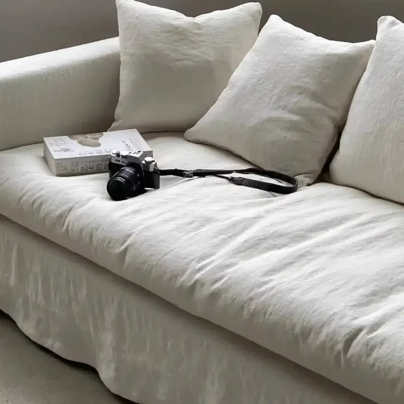 Nordic Designer Living Room Sofas European White Minimalist Modern Living Room Sofas Single Divano Soggiorno Furniture Home