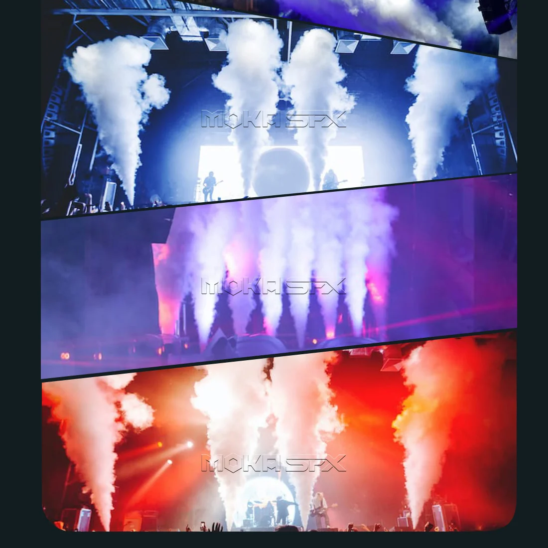 MOKA SFX Stage Effect Co2 Gun Jet Machine Handheld Co2 Effect Gun High Pressure DJ Co2 Jet Gun For Event Disco Concert  Club