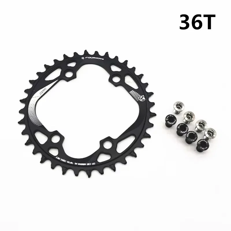 Fouriers 96 BCD Aluminum alloy Bike Chainring Chainwheel For XT M8000 Single Speed Chain Wheel 34T/36T