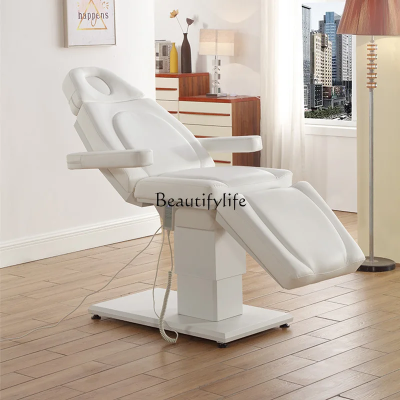 High-end electric lifting beauty bed treatment chair micro-treatment tattoo embroidery multi-functional body