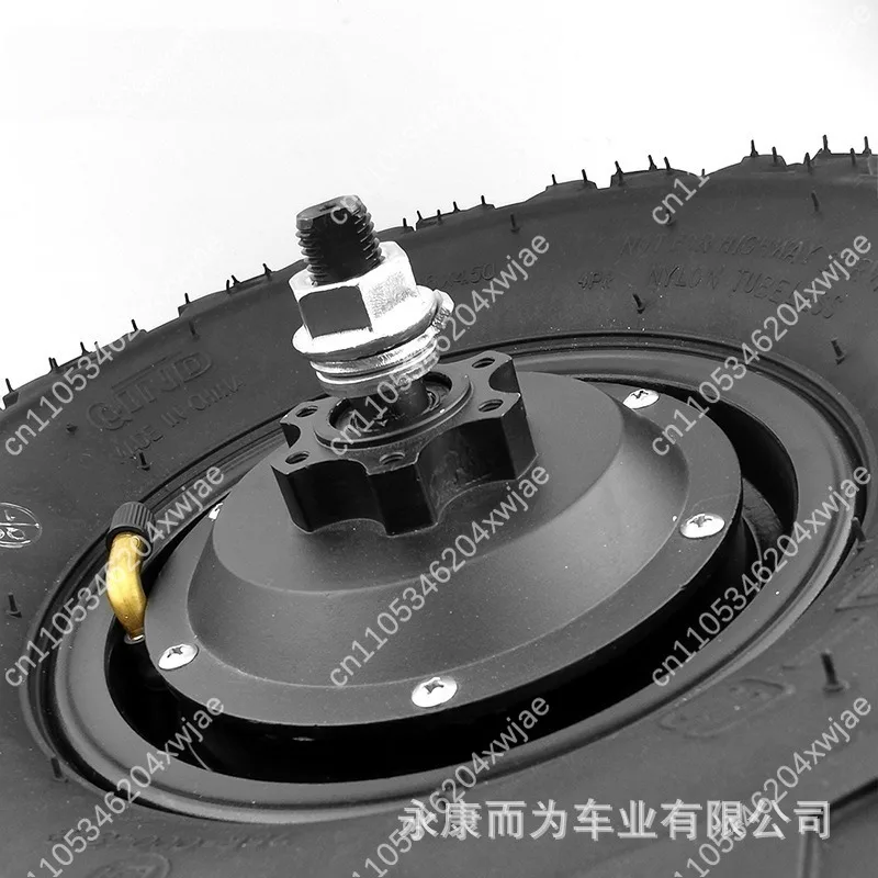 14.5 Inch Tire 350W Brushless Hub Motor Kit Waterproof Plug Controller For Electric Fishing Cart Vehicle Replacement Parts