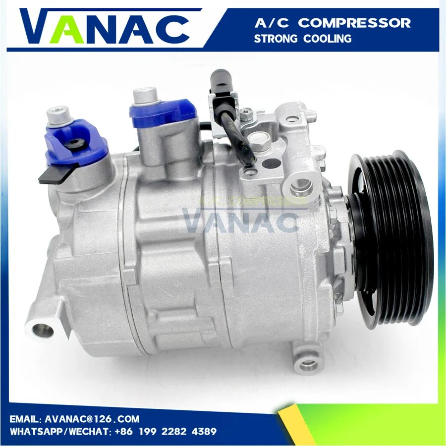 6SEU14C Car AC Compressor for AUDI A4 Q5 A6 2.0 2009-2015 8E0260805AG 8E0260805AT 8E0260805CC 8E0260805BF 8K0260805E