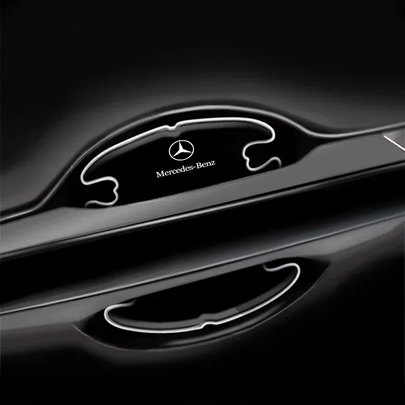 

Transparent protection and scratch-proof sticker for automobile door handle For Mercedes Benz A180 A200 W205 E63 AMG 2014 2015