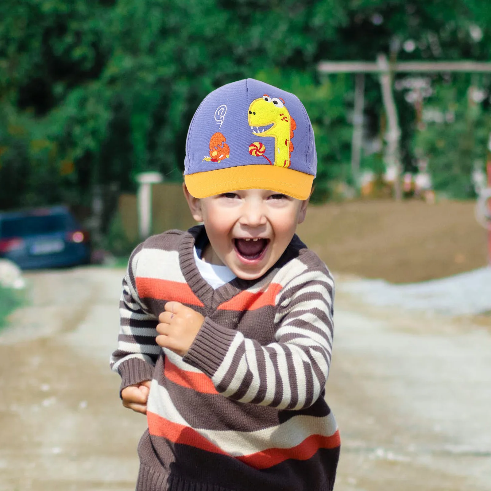 

1Pcs Sun-Proof Dinosaur Baseball Cap Adjustable Kids Summer Outdoor Hat Protective Peaked Cap Trendy Children Sun Hat