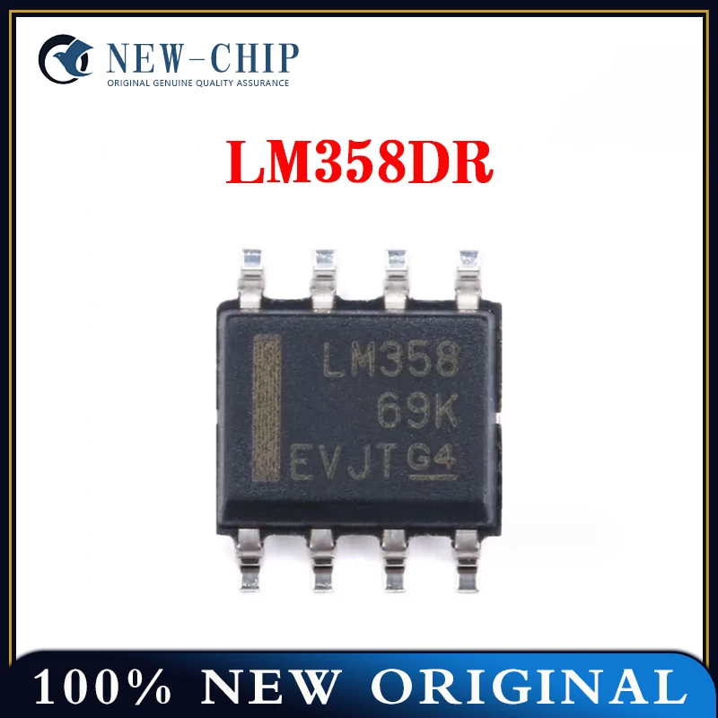 50PCS-1000PCS/LOT  LM358DR   SOP-8  Dual channel operational amplifier IC chip  New Original lm358