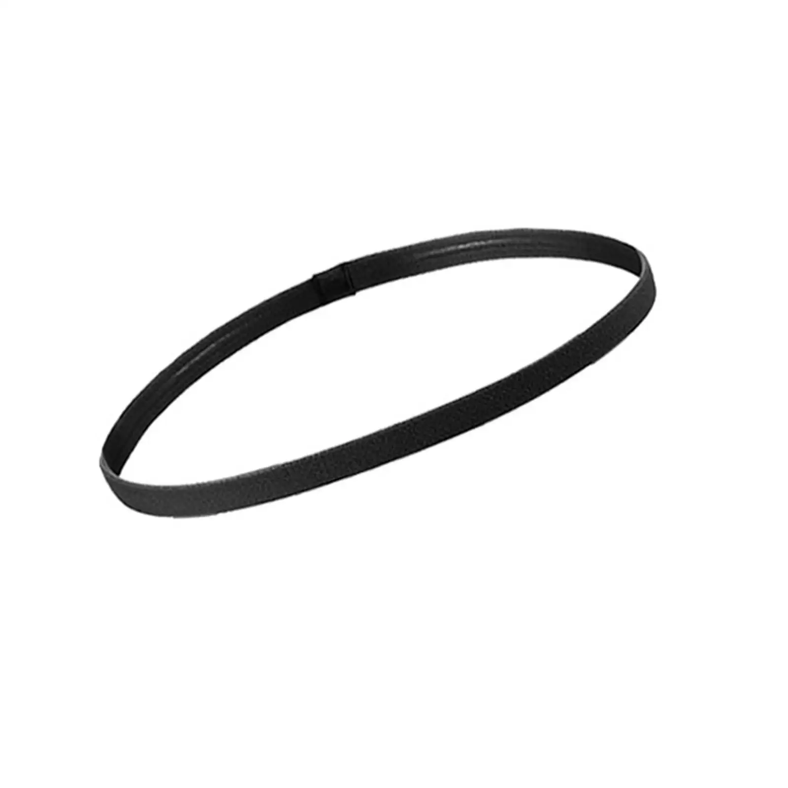 Diadema de entrenamiento elástica antideslizante de 5 piezas, banda para el sudor colorida, deporte para correr para mujeres, hombres, negro