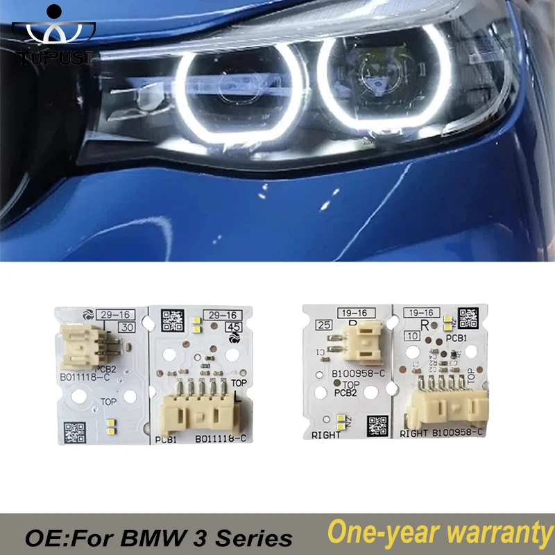 

Для BMW 3 серии F34 GT 2017-2020 белый источник света ангельские глазки DRL платы светодиодные фары 63117493235 63117493236 7493235 7493236