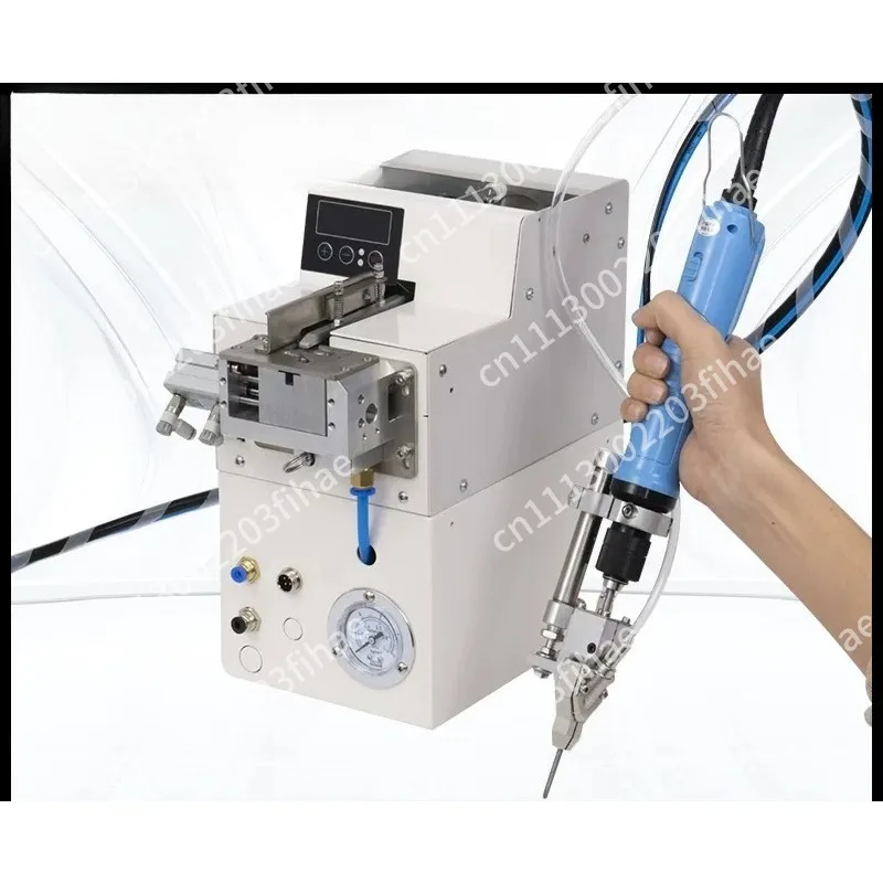 Automatic screw machine, air blowing hand-held nut machine base machine rice screw machine