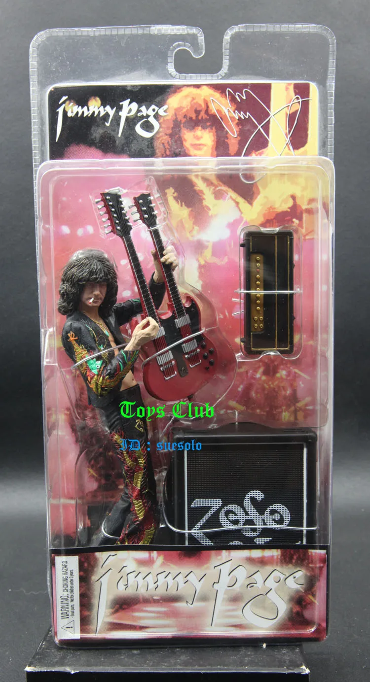 

NECA Music Series Jimmy Page Zeppelin Airship Handmade Model Gift Items for Friend Party Anime Toys Surprise Figure