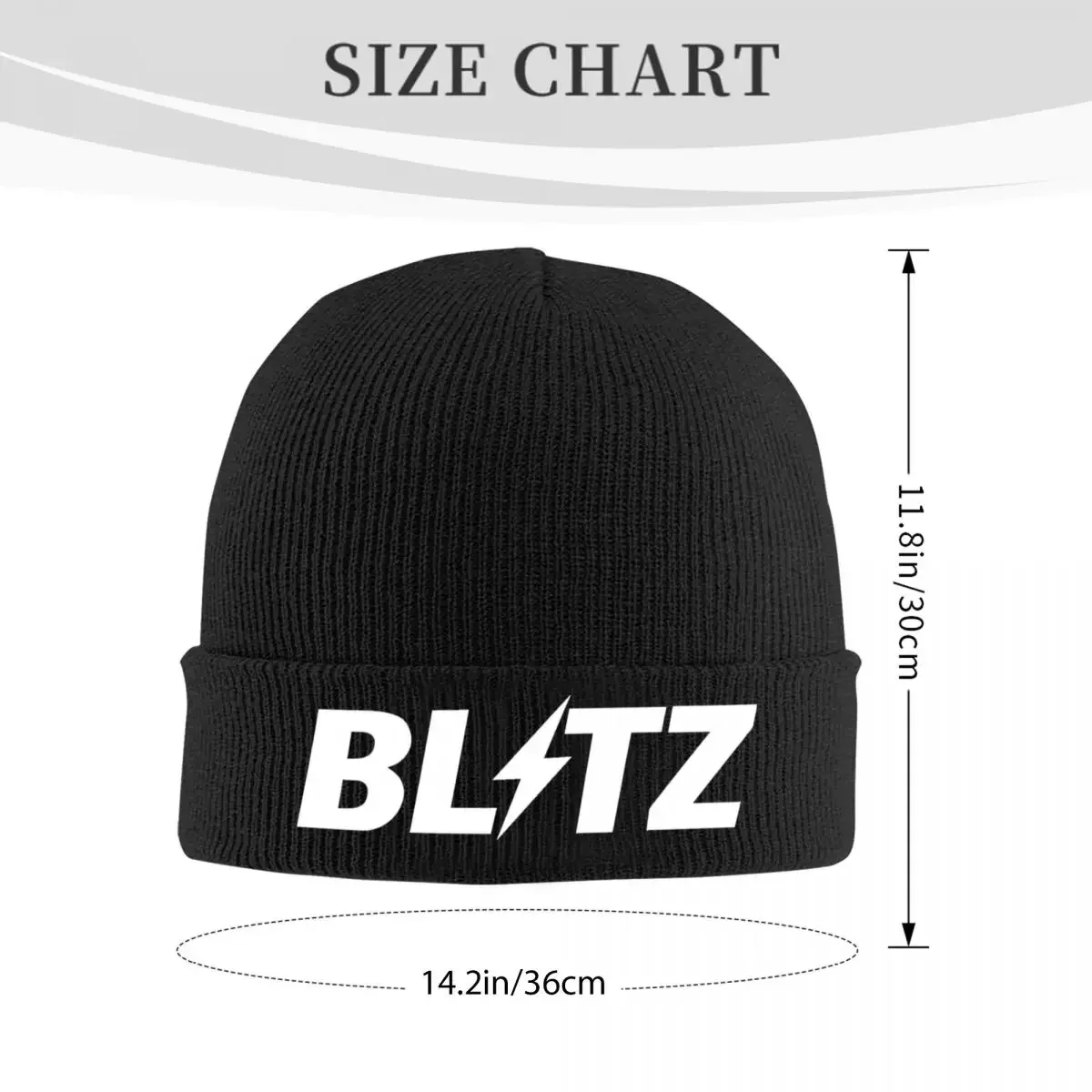 Blitz JDM Knitted Hat Women's Men's Beanie Autumn Winter Hats Drifting Motorsport Hondaed Warm Cap