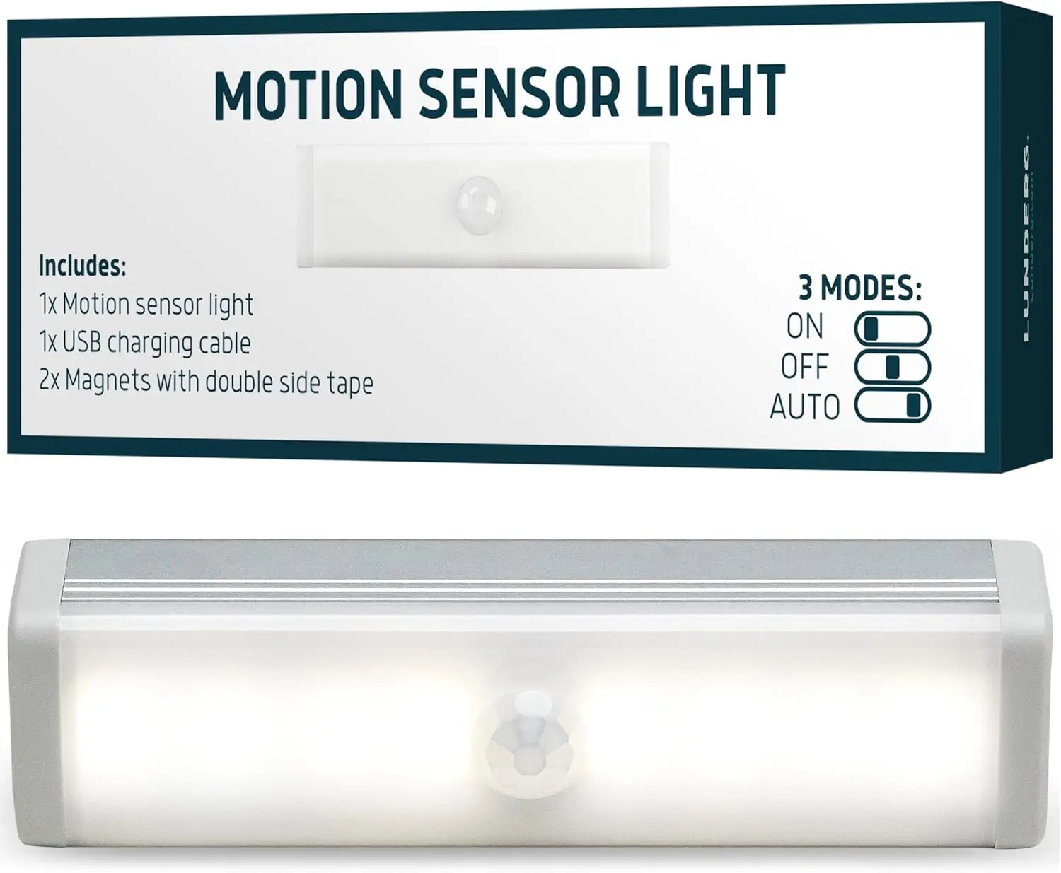 

Motion Sensor Light - Accessory Led Light For Bed Assist Rail - Replacement Or Extra Light - Ludes Rechargeable Battery And Usb