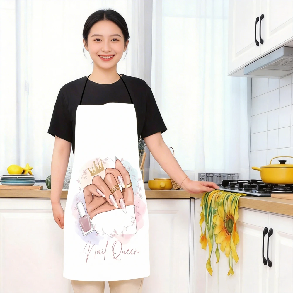 Nail Art Queen - Nail Queen Art Design Kitchen Apron