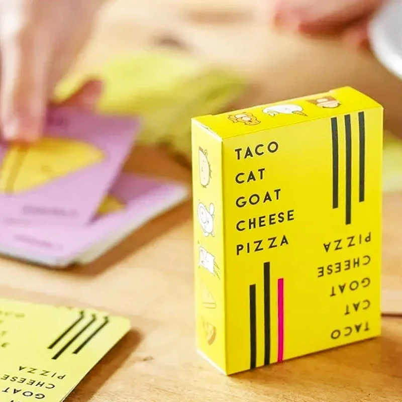 Taco Cat Goat Drinking Card Games for Adults Outrageously Fun Cheese Pizza Adult Party Card Game English Version for Couples