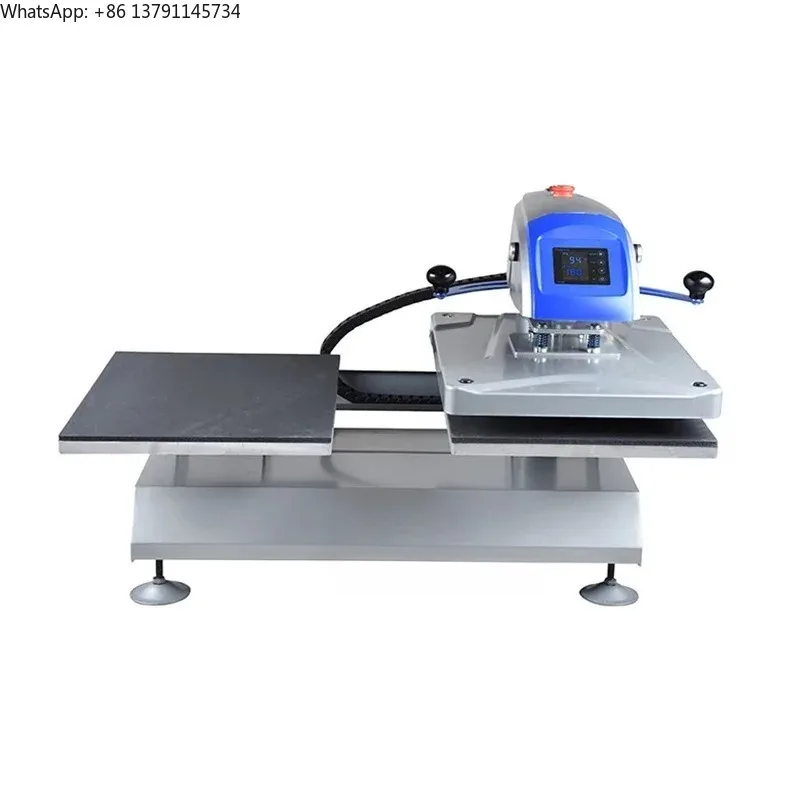 40x50cm Double-position Pneumatic  Label Heat Press Machine Automatic Open Heat Transfer Machine  for DIY T Shirt Cover Printer