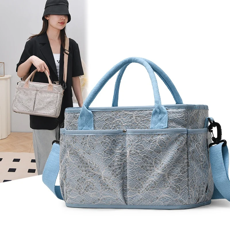Mama's handbag - lace atmosphere style baby and mother bag for storing bottles, diapers, and a baby stroller bag