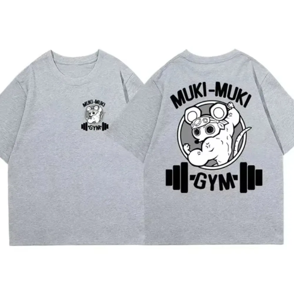 

2025 Fashion Trend Printed Cotton T-shirt Loose Large Size Trend Fashion Summer Short Sleeve Men and Women Half Sleeve