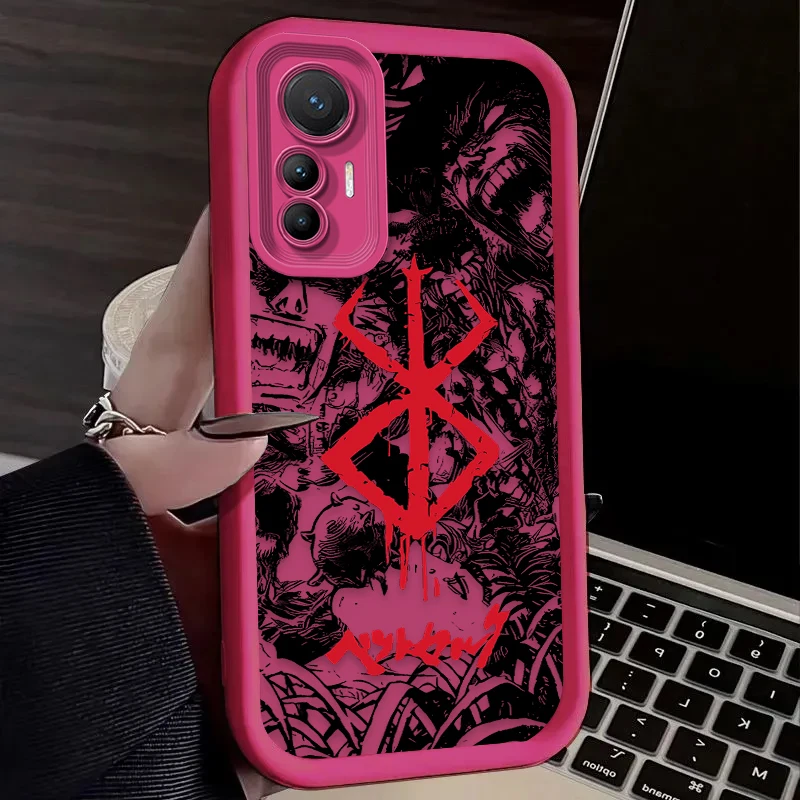 أنيمي Berserk كاريكاتير الحال بالنسبة Xiaomi Poco X7 X6 X5 X3 NFC F7 F6 F5 F3 M7 M6 Pro 4G 5G Mi 12 11 Lite NE 5G 13T 12T 11T 14T Pro