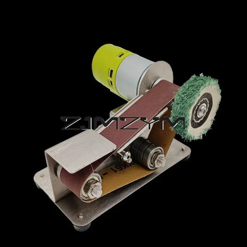 Mini ponceuse à bande électrique multigéorgienne, polissage, rectifieuse, affû70.de bords de coupe, bricolage