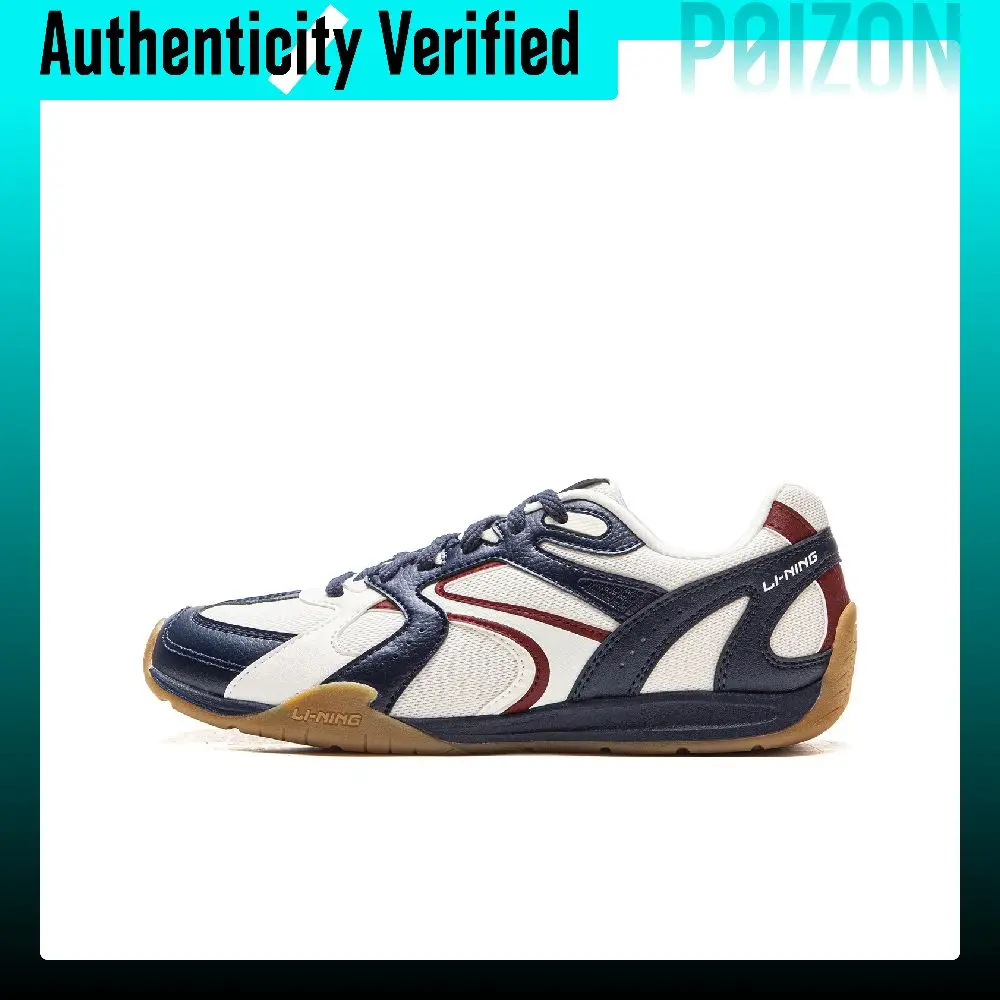 Li Ning Film Retro Low top Casual Shoes Women's White Blue AGLV204-4