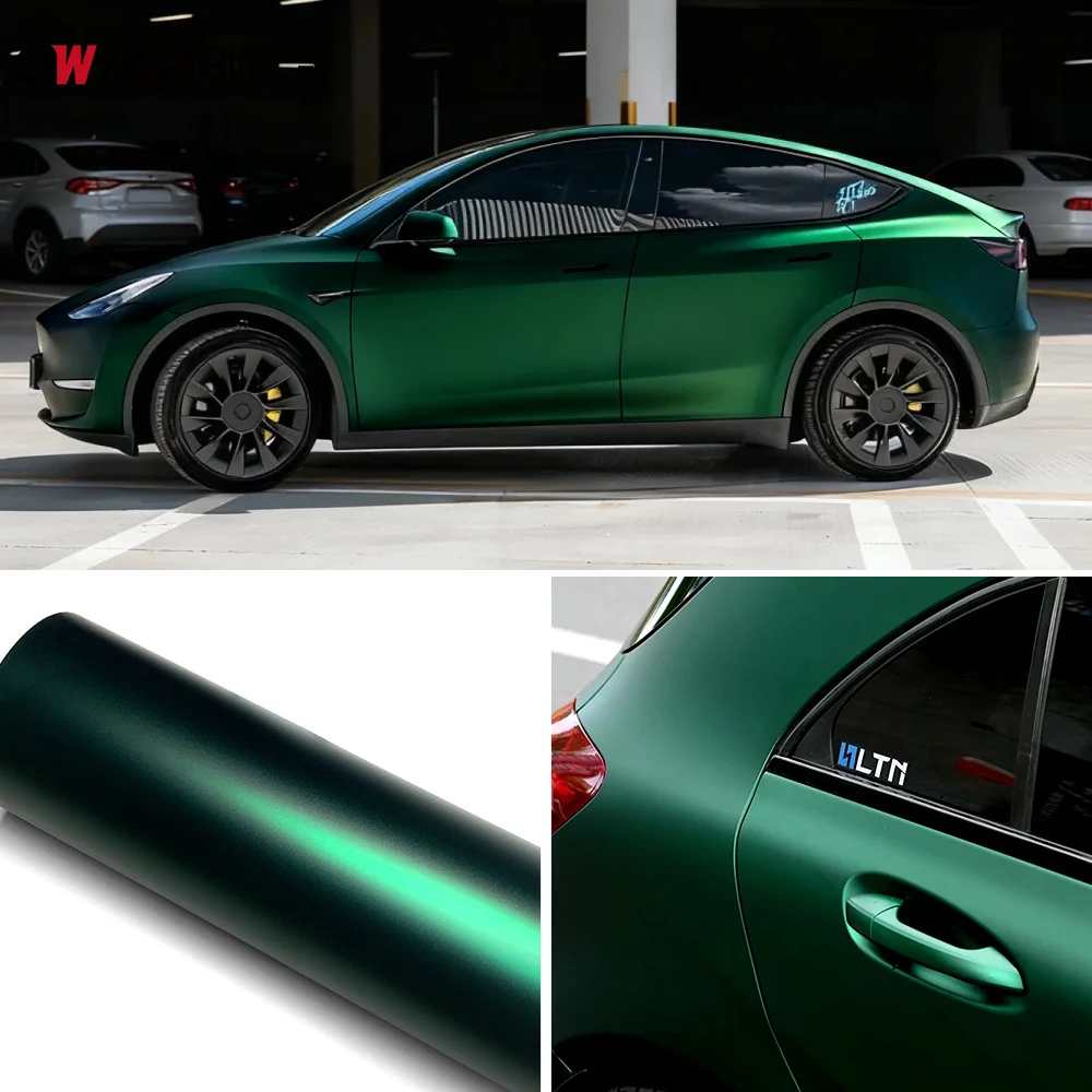 

Виниловая пленка из фольги, пленка для упаковки автомобиля Venom Green, автомобильная наклейка, водонепроницаемая технология выключения воздуха, аксессуары для мотоциклов, наклейки