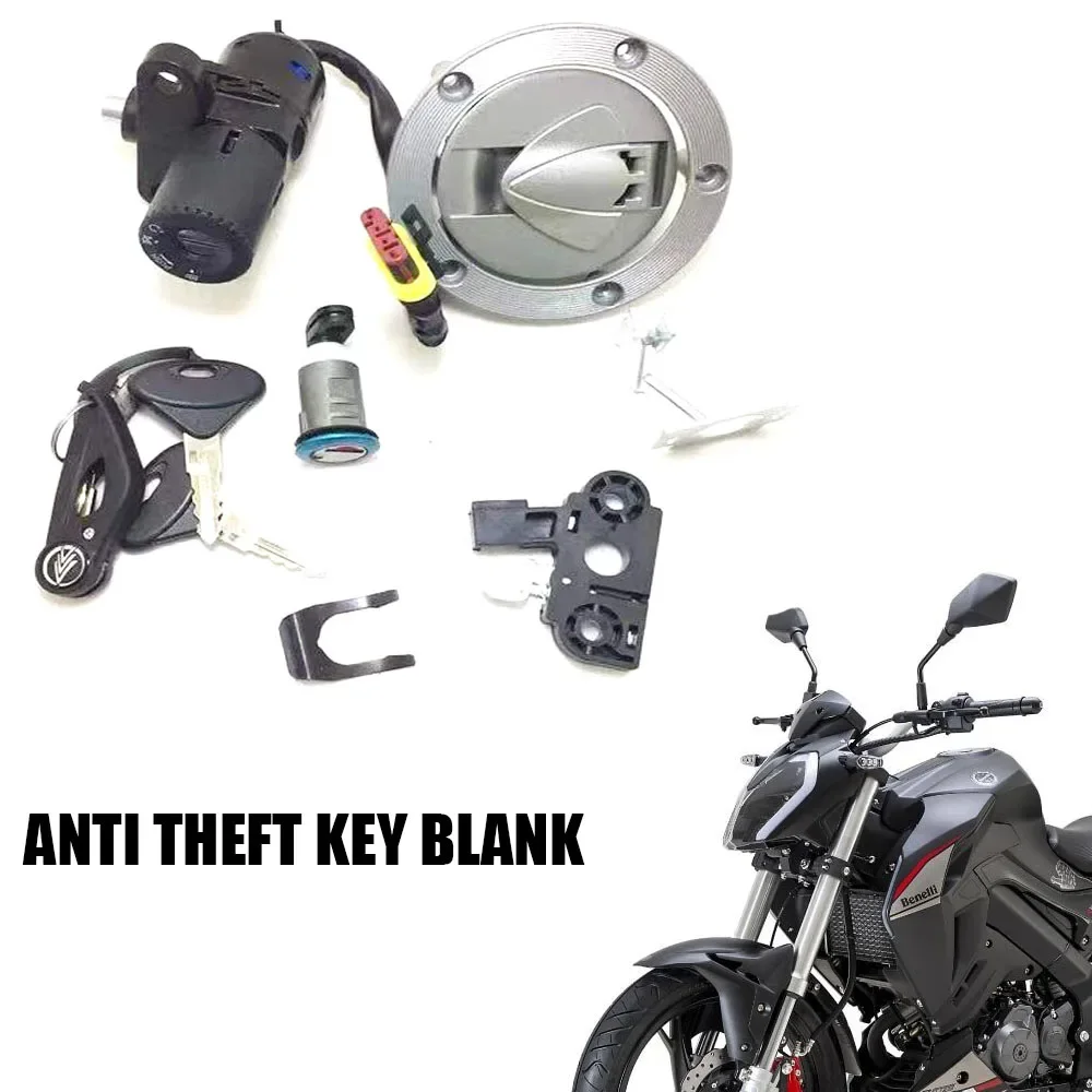 FIT Keeway RKF 125 Motorcycle Keeway RKF 125 Magnet Lock Cover Anti Theft Key Blank For Benelli 180S 180 S 165S