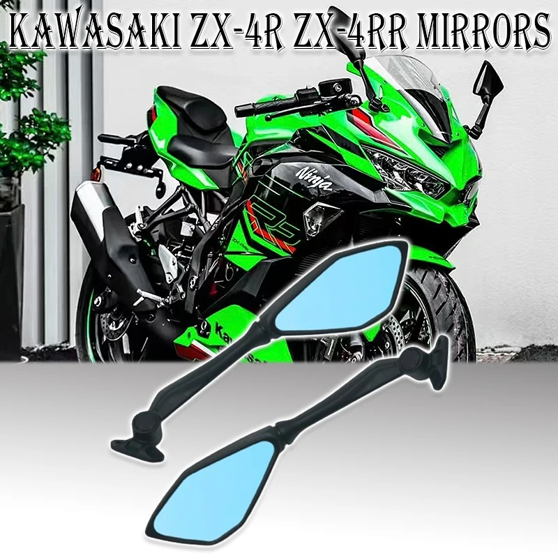 2024 New Motorcycle Accessories For kawasaki Ninja ZX4R ZX-4RR ZX 4R ZX 4RR ZX-25R 2022 2023 Motorcycle Rear View Side Mirrors