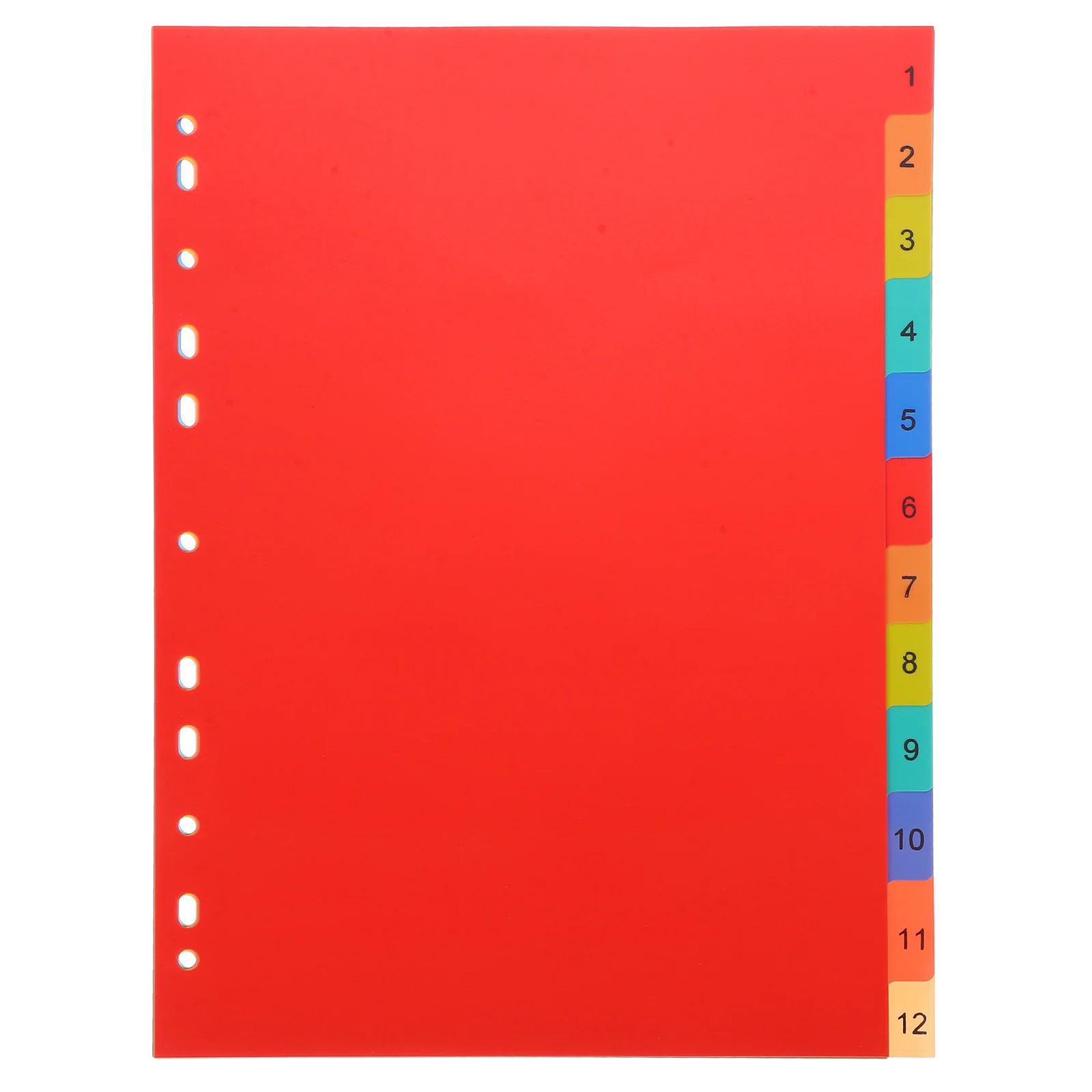 Page Dividers Index Category A4 Notebook Classification Tabs Office Manilla Folder