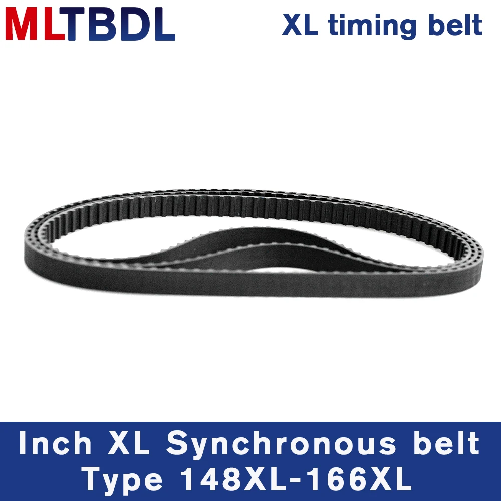 

XL Timing Belt 148/150/152/154/156/158/160/162/164/166XL Rubber Timing Pulley Belt 10 Width Closed Loop Toothed Transmisson Belt