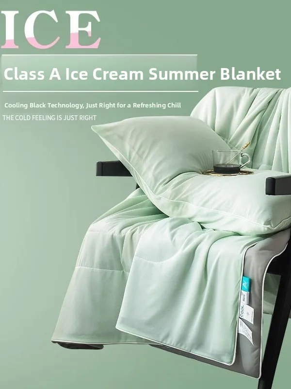 

Охлаждающее летнее одеяло класса А для кондиционированных помещений, моющееся, двуспальное, машинная стирка