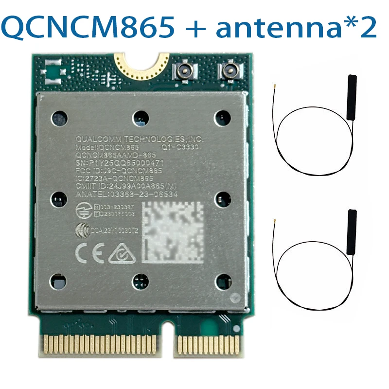 

WiFi 7 QCNCM865 WI-FI 7 BT Combo module Bluetooth 5.3 Up to 5.8 Gbps with 4K QAM,Wi-Fi 7, Wi-Fi 6E, Wi-Fi 6 802.11ax