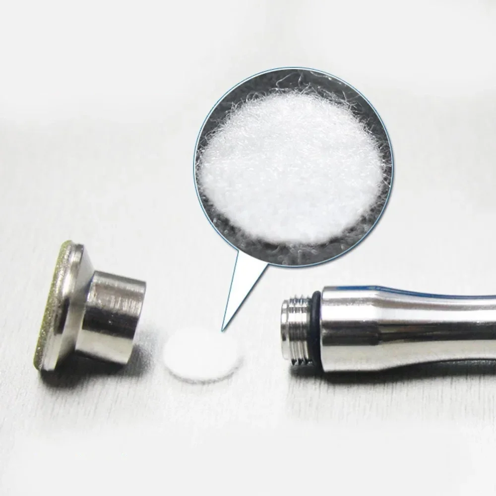 100 pezzi di filtri per microdermoabrasione, spugna di ricambio, cuscinetti filtranti rotondi in cotone per la rimozione dei punti neri, bellezza, cura del viso