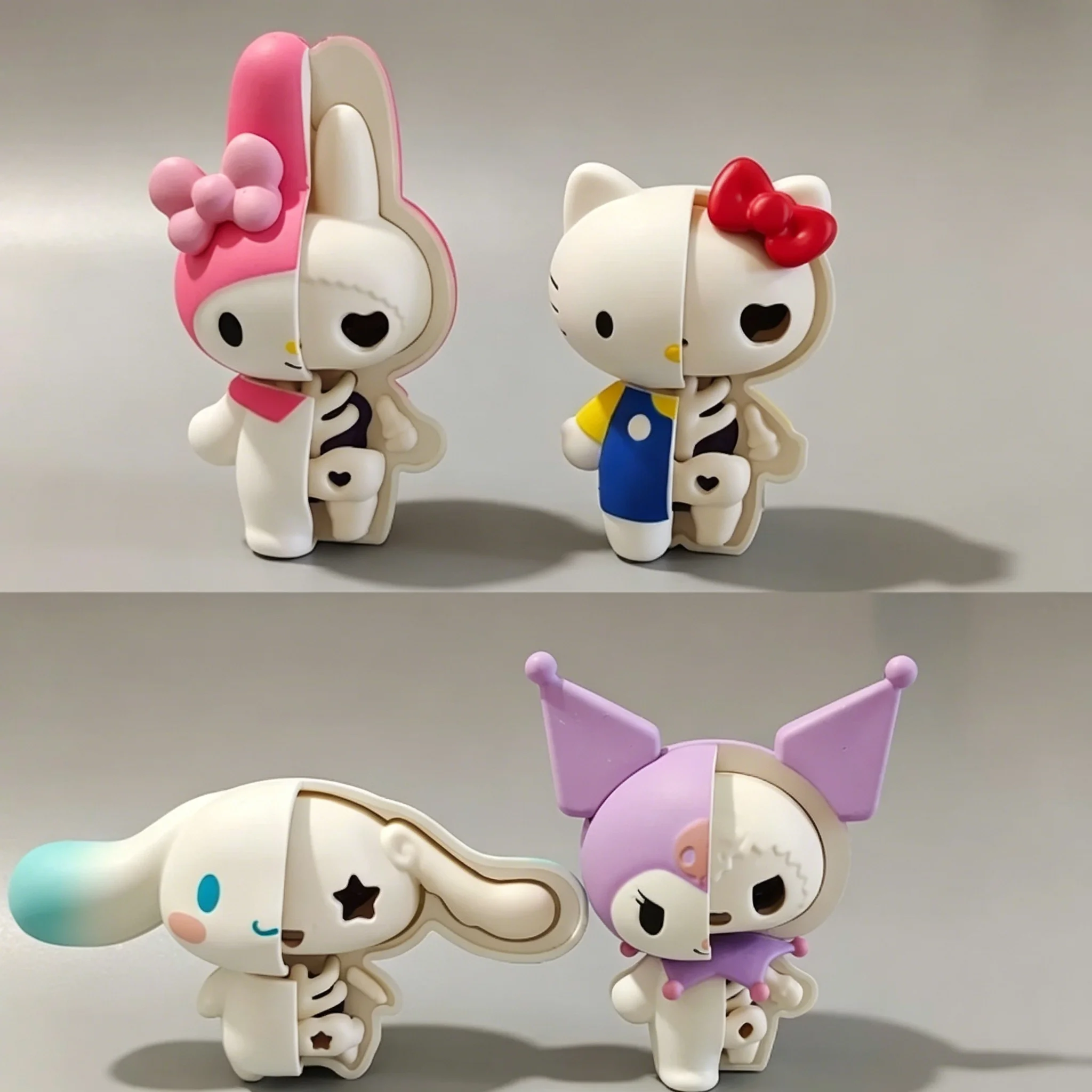 

New Product In Stock Kt Cat Semi Dissection Series Blind Box Melody Desktop Decoration Is A Holiday Surprise Gift For Fans