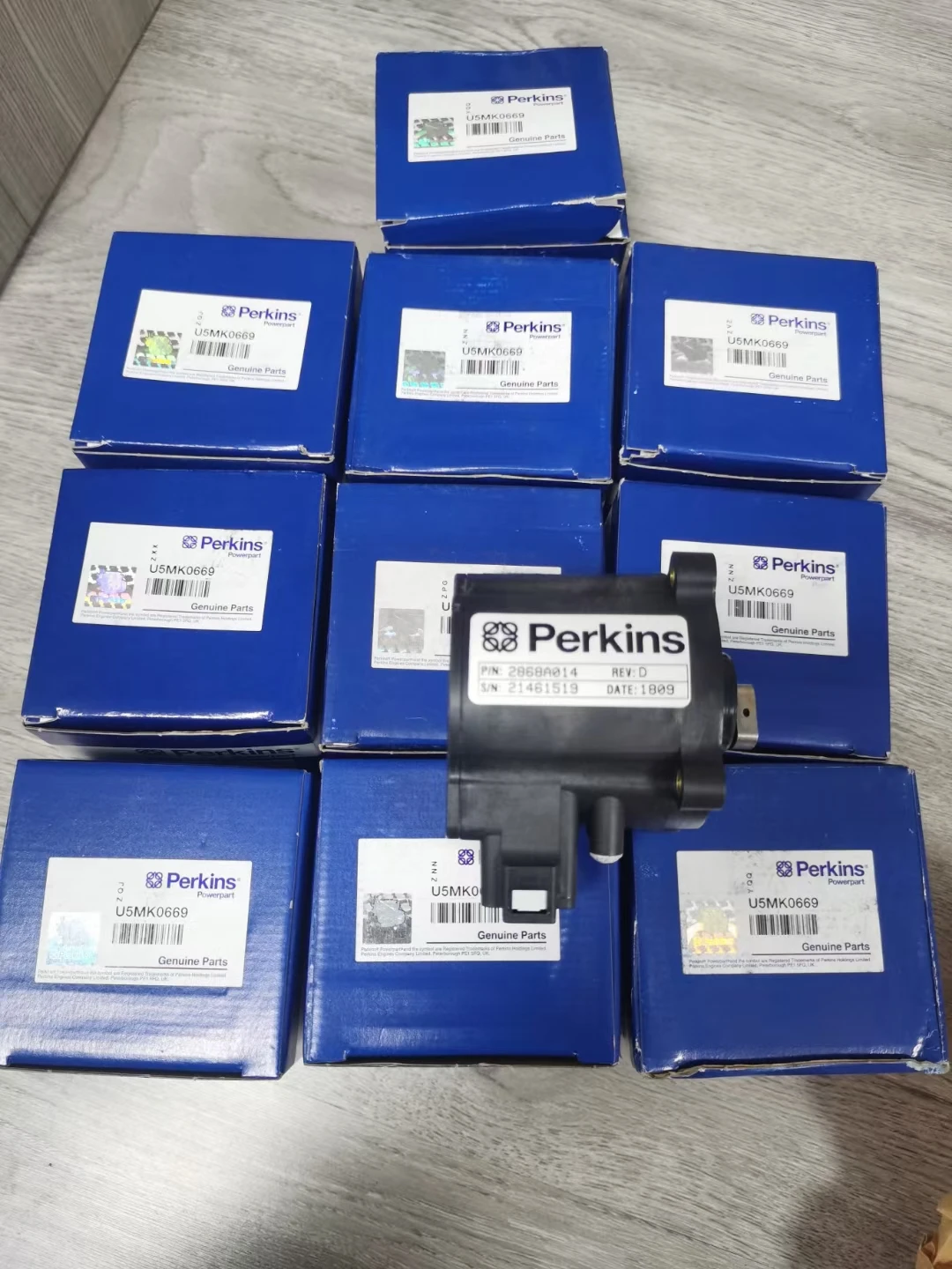 Original Genuine U5MK0669 2868A014 1100 Series Perkins Engine Actuator Electric Governor Speed Controller Generator Parts