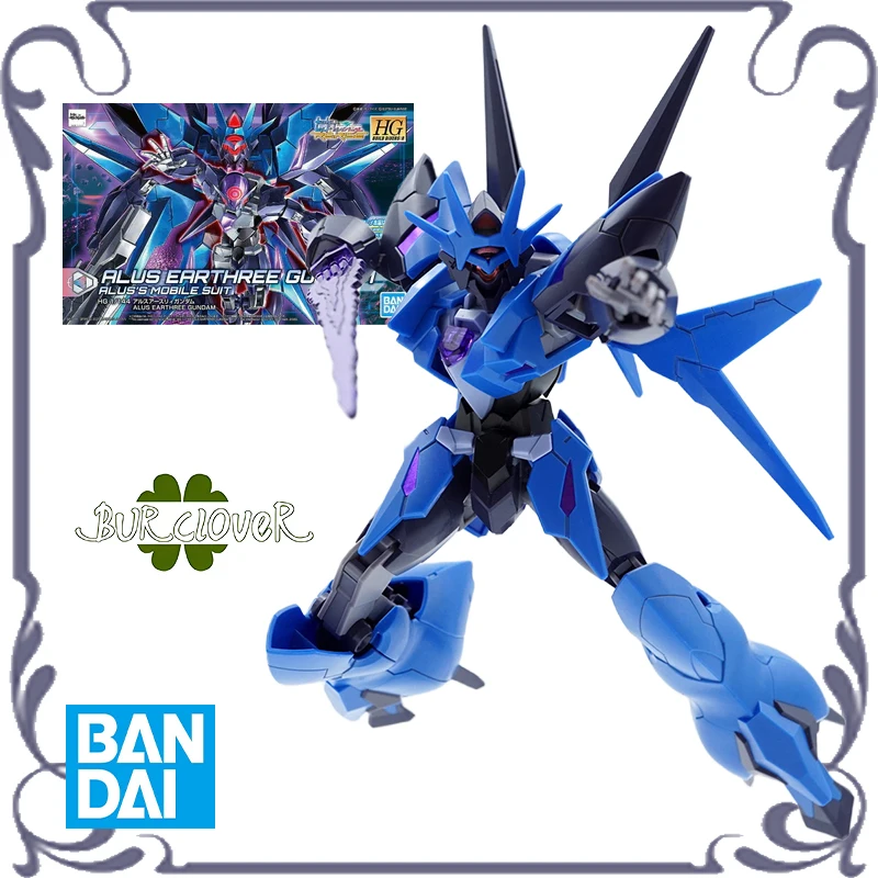 

BANDAI оригинальный GUNDAM HGBD R 1/144 ALUS EARTHREE аниме фигурка в сборе модель игрушки Коллекционная модель подарки украшения